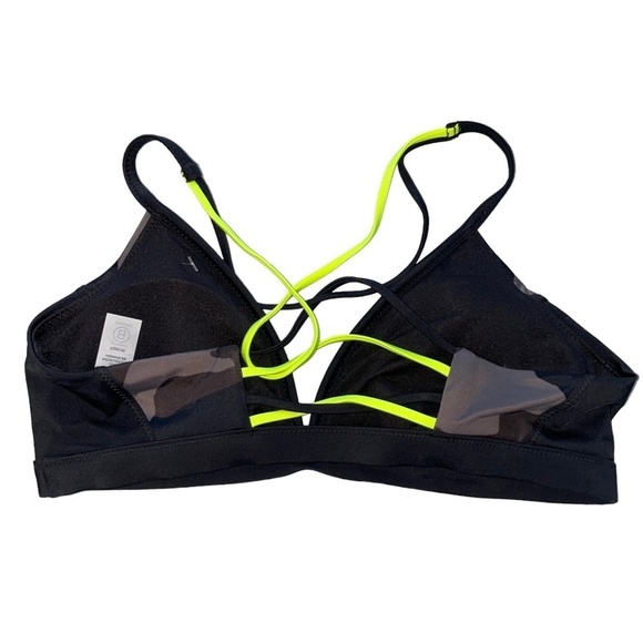 NWOT Athleta Freestyle Camo Triangle Bikini Swimsuit Top Swim Neutral - Picture 2 of 7